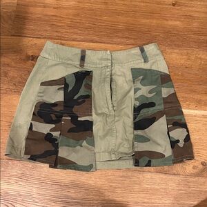Anthropologie Olive Green Skirt